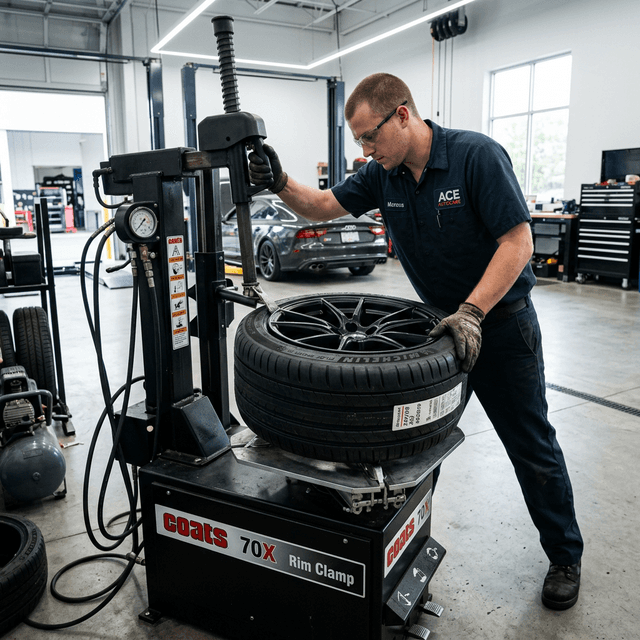 Montage de pneus à Nevers — Garage Start & Drive